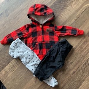 Buffalo print outfit